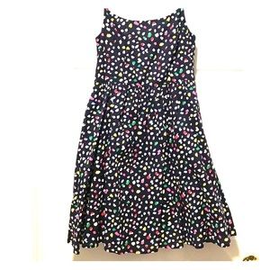J.Crew ratti polka dot tie sundress